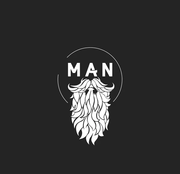 Logo Style Hipster Silhouette Mode Illustration Vectorielle — Image vectorielle