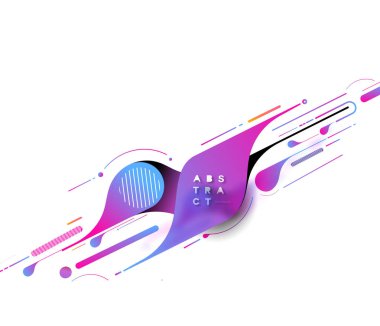 Soyut renkli desen tasarım ve arka plan. Kullanım için modern 