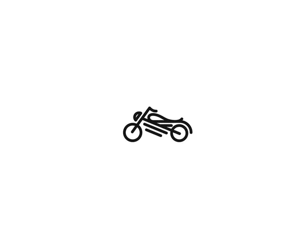 Moto icona vettoriale linea art design. Illustrazione vettoriale . — Vettoriale Stock