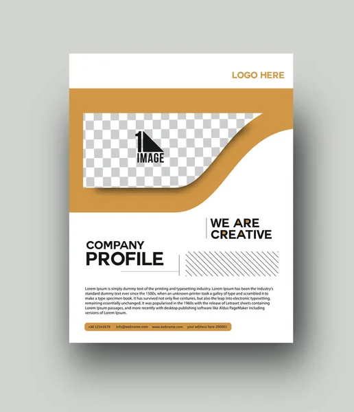Σχεδιασμός εξωφύλλου Flyer & Poster σε μέγεθος Α4 εικονογράφηση προτύπου. — Διανυσματικό Αρχείο