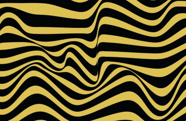 Dalgalı çizgiler ile soyut geometrik desen. Dikişsiz vektör geri