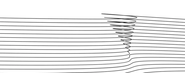 Streszczenie z liniami falistych częstotliwości. tło wektorowe. — Wektor stockowy