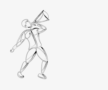 İş ilan, megafon kavramı tutan adam el spa