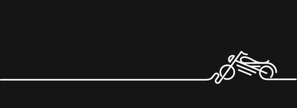 モーター バイクのアイコン ベクトル ライン アート デザイン。ベクトル図. — ストックベクタ