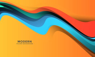 Soyut renkli desen tasarımı ve arka plan