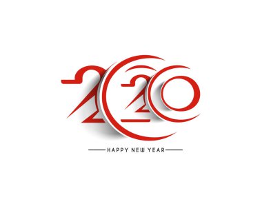 Mutlu yıllar 2020 Metin Tipografi Tasarım Modeli, Vektör nefreti