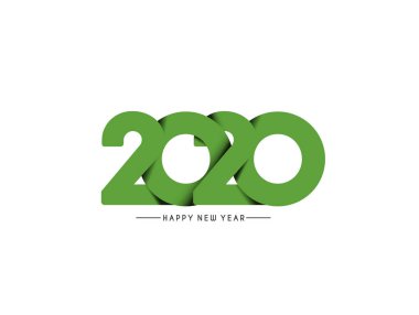 Mutlu yıllar 2020 Metin Tipografi Tasarım Modeli, Vektör nefreti