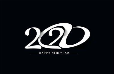 Mutlu yıllar 2020 Metin Tipografi Tasarım Modeli, Vektör nefreti