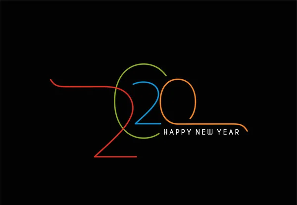 С Новым Годом, 2020! — стоковый вектор