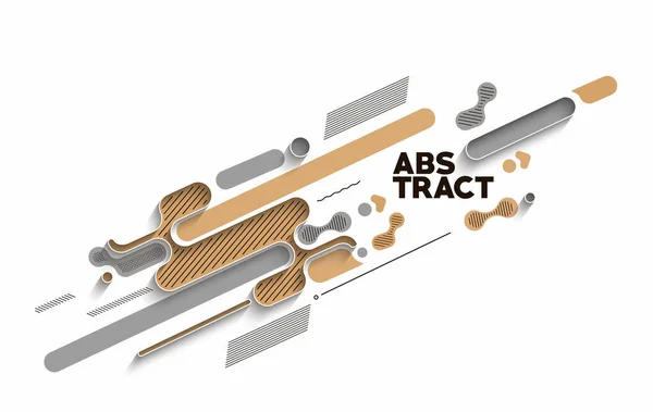 带有文本空间的抽象横幅海报 矢量插图设计形状 — 图库矢量图片