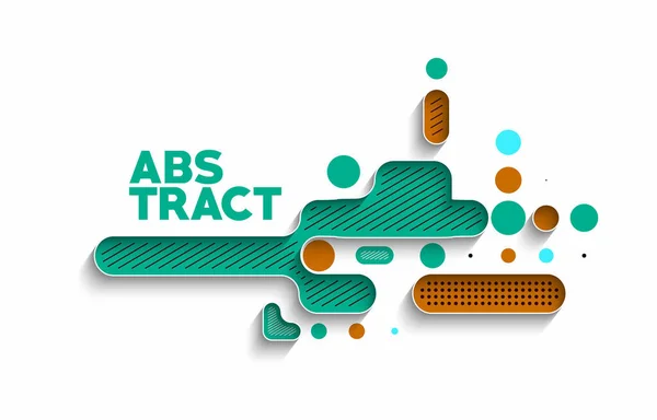 Abstraktes Banner Poster Mit Raum Für Ihren Text Vektorillustration Gestaltungsformen — Stockvektor