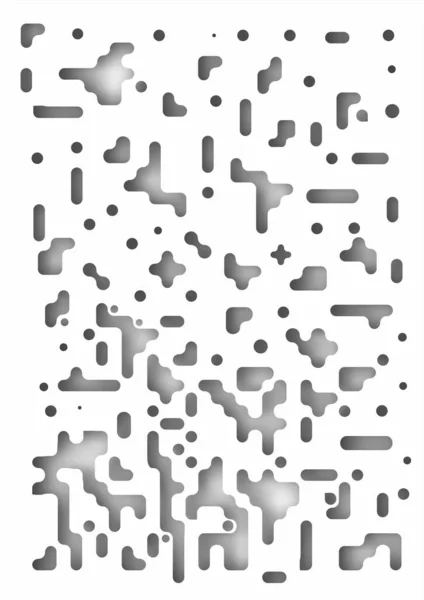 Formes Cercle Géométrique Dynamique Promotion Modèle Abstrait Sans Couture Modèle — Image vectorielle