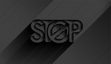 Kaligrafik satır sanatını durdur Metin Alış veriş poster çizimi çizimi tasarımı.