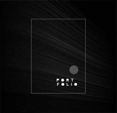 Soyut dalga çizgisi resim posteri, vektör illüstrasyon tasarımı.