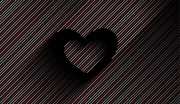 Абстрактні Валентинки Денні Серця Векторна Лінія Дизайну Мистецтва — стоковий вектор