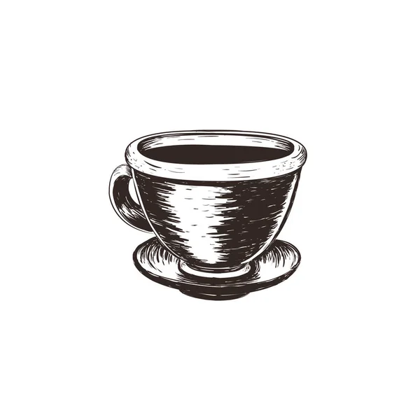 Illustrazione vettoriale del caffè . — Vettoriale Stock