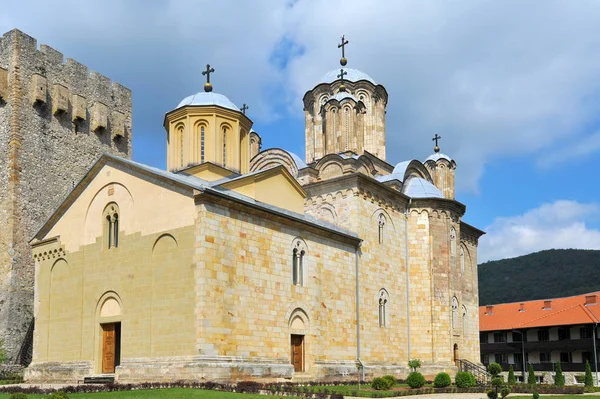 Despotovac Serbia Settembre Monastero Medievale Serbo Otrhodox Manasija Settembre 2017 — Foto Stock