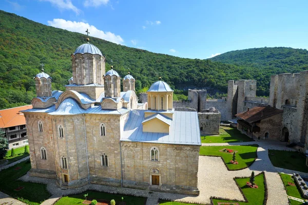 Despotovac Serbia September Medieval Serbian Otrhodox Monastery Manasija September 2017 — Stock Photo, Image