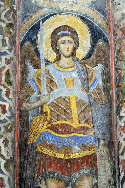 Despotovac Serbia Septiembre Fresco Holly Warrior Monasterio Medieval Serbio Otrhodox — Foto de Stock