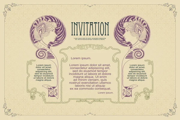 Anuncios Plantillas Volante Web Bodas Otras Invitaciones Tarjetas Felicitación Felices — Archivo Imágenes Vectoriales