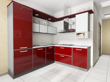 modern iç mutfak