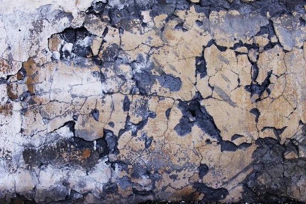 Yüksek Detaylı parçası kahverengi taş duvar kökenli — Stok fotoğraf