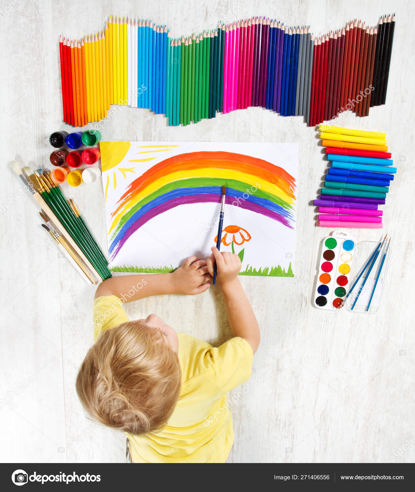 Tinta Guache Infantil Escolar Criativa Para Pintar E Colorir