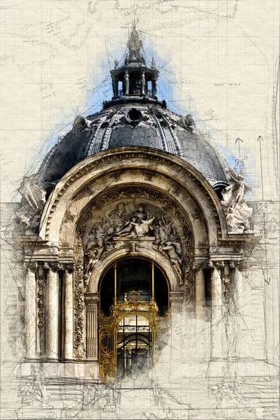 Entrance Petit Palais — Stock Photo, Image