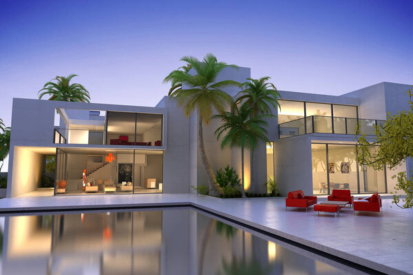 Sumptuous modern house