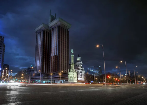 Praça do Cólon à noite — Fotografia de Stock