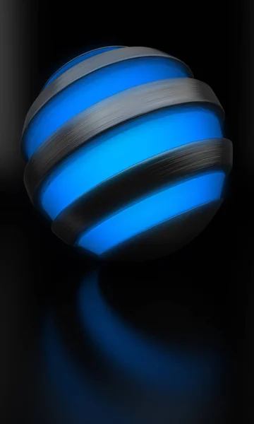 Küre Açık Mavi — Stok fotoğraf