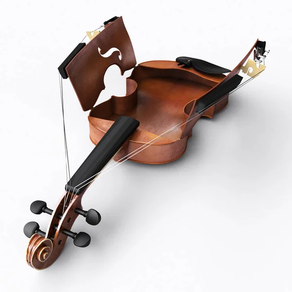 オープンバイオリン — ストック写真
