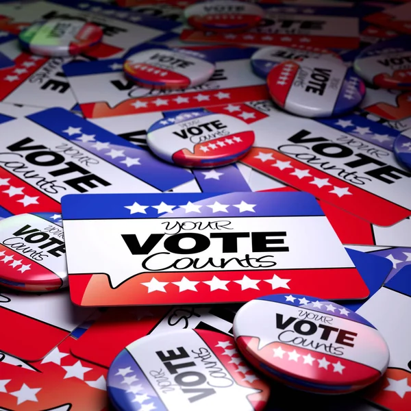 Your vote counts — Stock Photo, Image