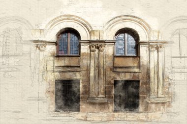 Geleneksel mimari çizim