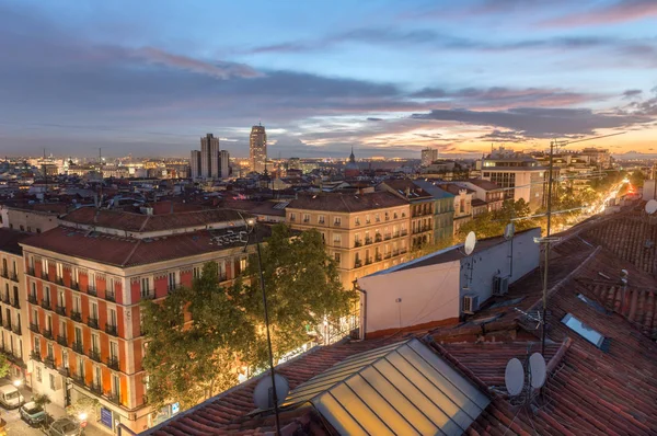 Madrider Dachterrasse — Stockfoto