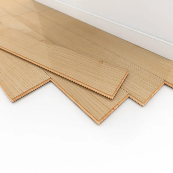 Parquet floor installation — Stock Photo, Image