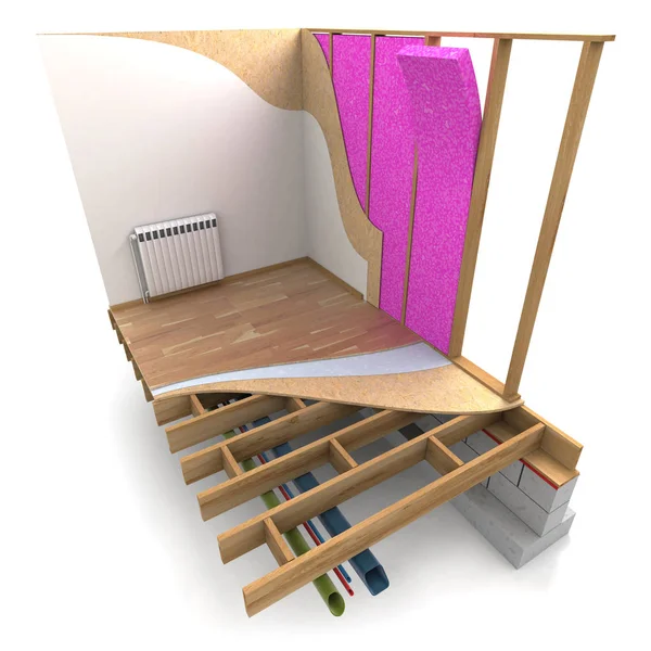 Home insulation — Stock Photo, Image
