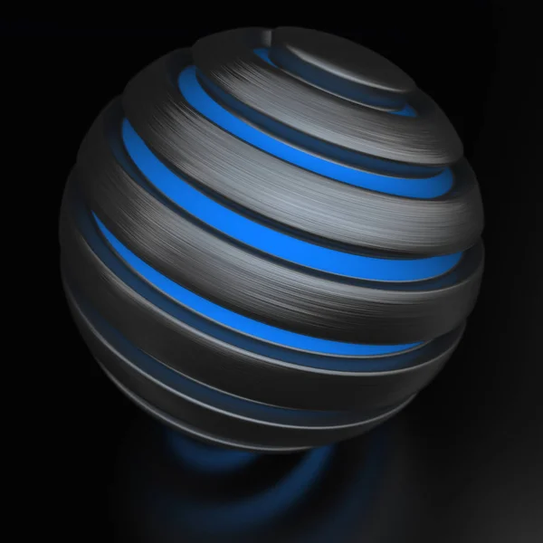 Глобус світло-блакитний — стокове фото