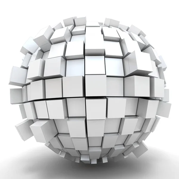 Cubic sphere — Stock Photo, Image