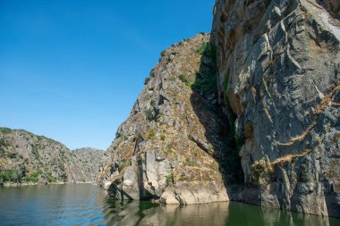 Bir yaz gününde, sallanan nehir vadisi