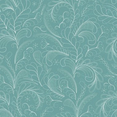 Soğuk süsleme. Vektör seamless modeli.