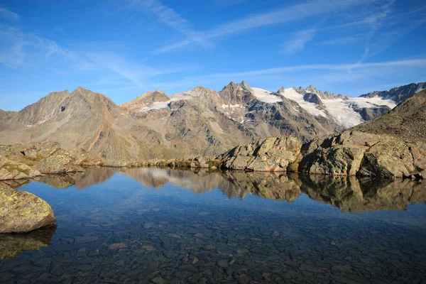 Étang Lauson Haute Valnontey Parc National Gran Paradiso — Photo