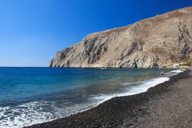 Deniz kıyısının güzel manzarası