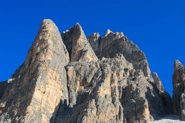 Panorama Dolomitach Pobliżu Trzy Szczyty Lavaredo — Zdjęcie stockowe