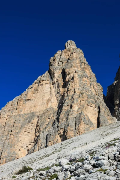 Panorama Dolomieten Buurt Van Drie Pieken Van Lavaredo — Stockfoto