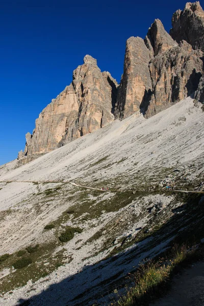 Panorama Dolomiterna Nära Tre Topparna Lavaredo — Stockfoto