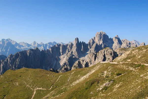 Panorama Dolomiterna Nära Tre Topparna Lavaredo — Stockfoto