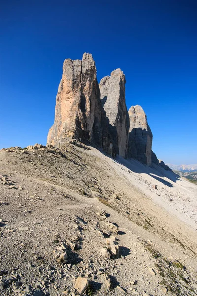 Malebný Pohled Tři Vrcholy Lavareda Jižní Stěna Dolomity — Stock fotografie