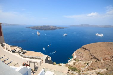 view of Caldera panorama from Fira - Santorini