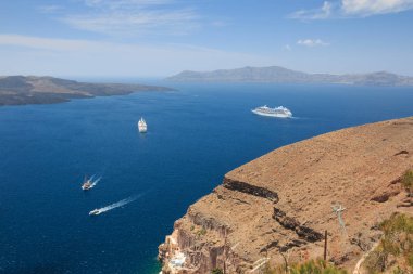 view of Caldera panorama from Fira - Santorini